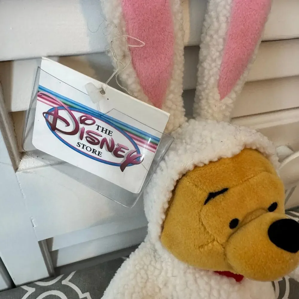 Disney Winnie The Pooh Bean Bag Plush Bunny Outfit New With Tags Collectible
